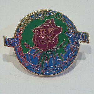 Kiwanis Rose Float 2000 Lapel Pin Rose Bowl Parade